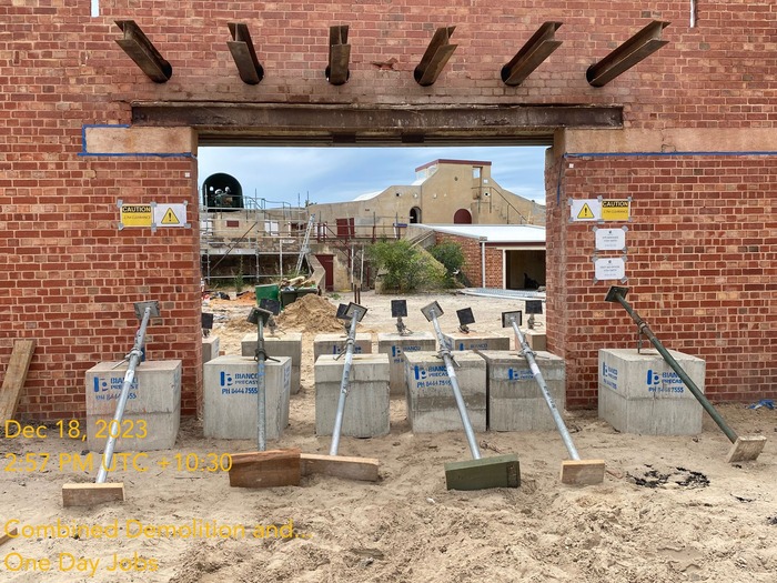 Combined Demolition and Services demolition work in Hindmarsh