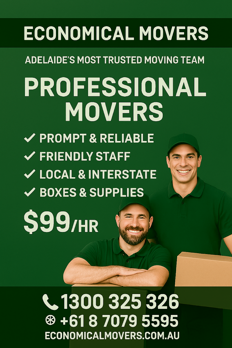 Economical Movers in Adelaide removalist work in Kilkenny