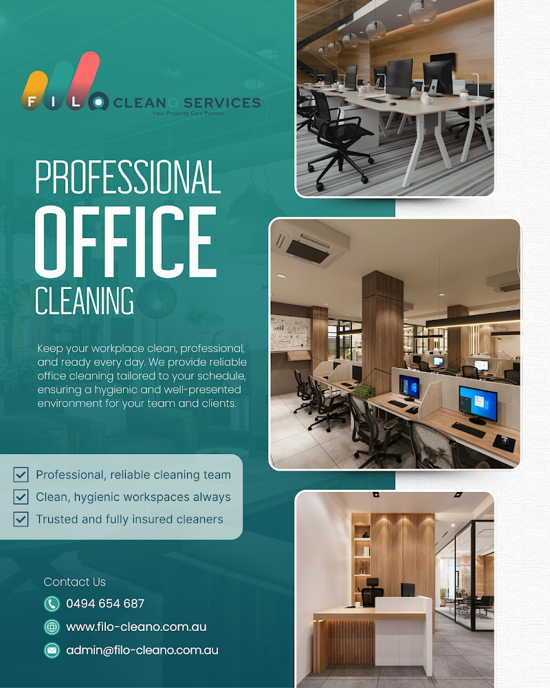 Filo Cleano Services Pty Ltd cleaning work in Hackney