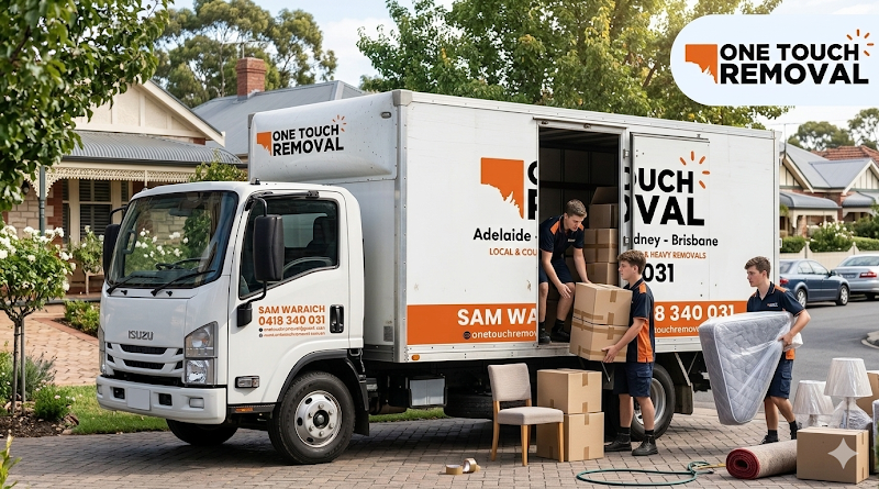 One Touch Removal Pty Ltd removalist work in Blair Athol