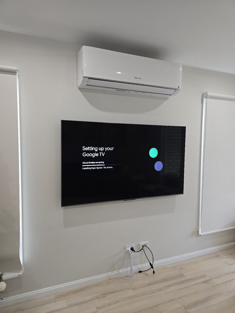 RTHS - TV WALL MOUNTING. ANTENNA, CCTV, WIFI, HOME THEATRE, DATA, CABLING antenna & tv work in Robina
