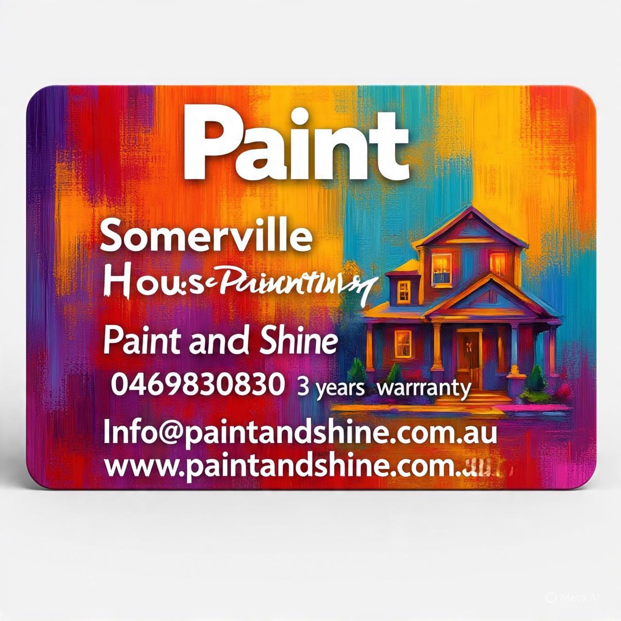 Paint & Shine Somerville house painting photo